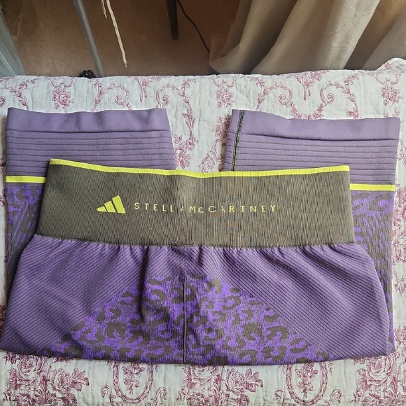 adidas Pants - Adidas Stella McCartney Purple and Gray Leggings